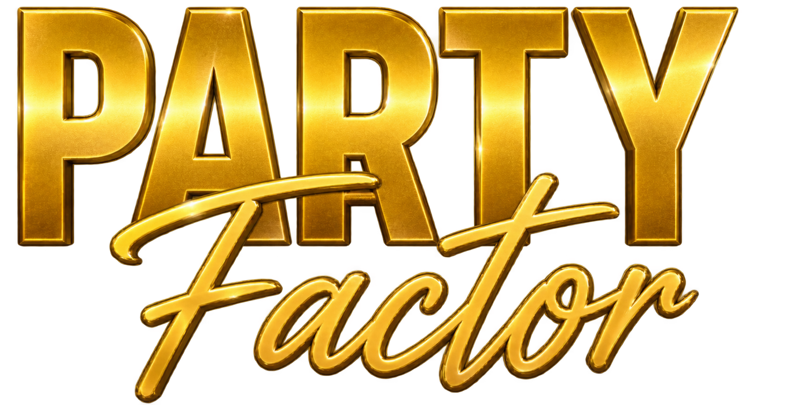 Party Factor Luxury Logo